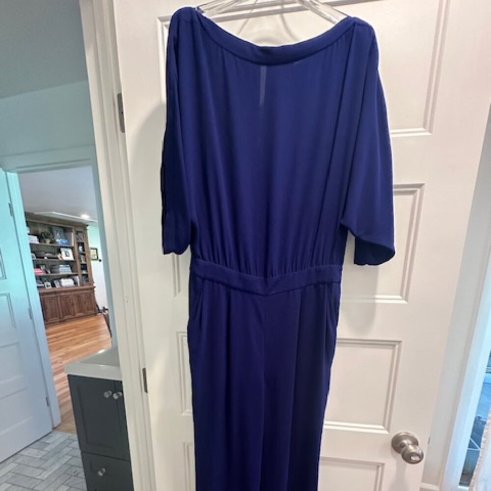 Diane Von Furstenberg Blue Jumpsuit